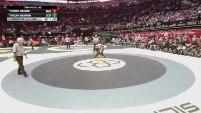 113 lbs Champ. Rd Of 16 - Henry Geiger, Granville vs Nolan DeShon, Akron SVSM