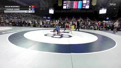 144 lbs Champ. Rd Of 128 - Collin McDowell, WI vs Charles Vanier, MN