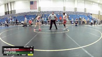 115 lbs Semifinal - Melanie Medrano, Purler Wrestling Inc vs Ember Zupanc, CrassTrained: Weigh In Club