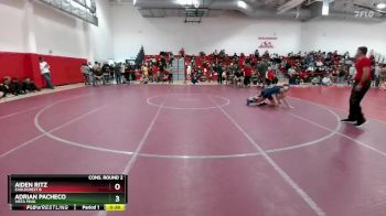 106 lbs Cons. Round 2 - Aiden Ritz, Eaglecrest B vs Adrian Pacheco, Vista Peak