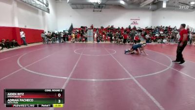 106 lbs Cons. Round 2 - Aiden Ritz, Eaglecrest B vs Adrian Pacheco, Vista Peak