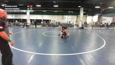 132 lbs Round Of 128 - Stephen Myers, WV vs Jonathon Romero, NM