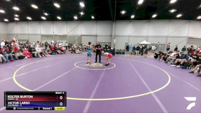 126 lbs Round 1 (8 Team) - Kolter Burton, Idaho vs Victor Larso, Colorado