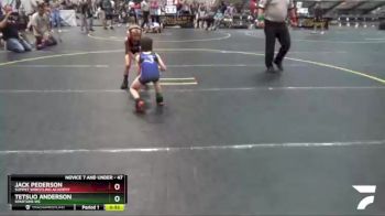 47 lbs Cons. Semi - Jack Pederson, Summit Wrestling Academy vs Tetsuo Anderson, Spartans WC