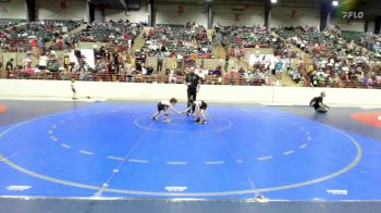 52 lbs 3rd Place - Beckett Mercado, Georgia vs Dorian Pitt, Woodstock City Wrestling