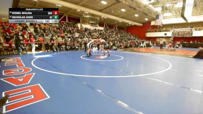 217 lbs Champ. Round 2 - Nicholas Aken, American Canyon vs Romel Molina, Richmond