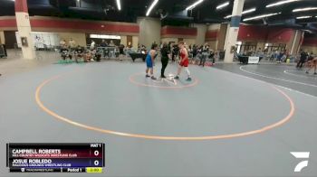 165 lbs Cons. Semi - Campbell Roberts, Hill Country Wildcats Wrestling Club vs Josue Robledo, Malicious Grounds Wrestling Club