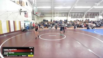 114 lbs Cons. Round 5 - Daisy Betro, Casteel vs Hana Maletich, Durango, CO