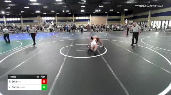 144 lbs Final - Sammy Seja, Red Wave WC vs Kaleo Garcia, Dcwa