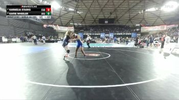 Girls 4A 235 lbs Champ. Round 1 - Karmelia Starks, Stadium (Girls) vs Kaitie Wheeler, Arlington (Girls)