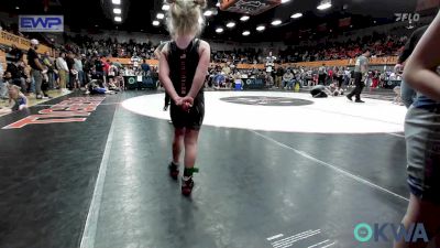 55 lbs Round Of 16 - Tom Trimble, Husky Wrestling Club vs Grace Henry, Comanche Takedown Club