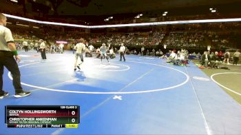 126 Class 2 lbs Quarterfinal - Christopher Ankenman, Father Tolton Regional Catholic vs Coltyn Hollingsworth, Benton