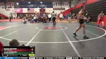 Round 1 - Evan Domeyer, Beckman Catholic vs Blake Rickard, Williamsburg