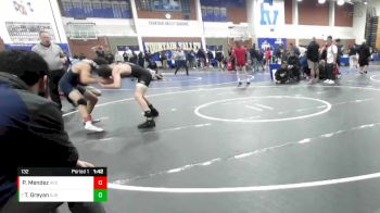 132 lbs Champ. Round 3 - Tigran Greyan, St. John Bosco vs Pedro Mendez, Redwood