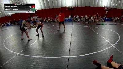 126 lbs Round 3 (8 Team) - Caden Wevley, WCAABE Knights vs Shane Dodson, Oswego