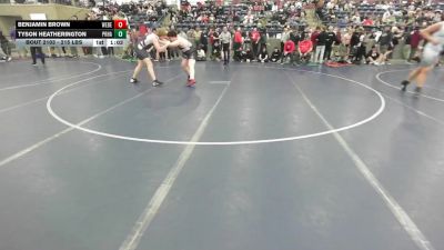 215 lbs Champ. Rd Of 64 - Tyson Heatherington, Providence Hall vs Benjamin Brown, Weber
