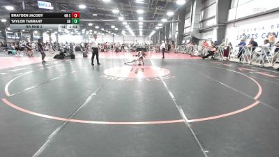 85 lbs Rr Rnd 3 - Brayden Jacoby, 4M Strength - MS vs Taylor Tarrant, Dover Bandits - MS