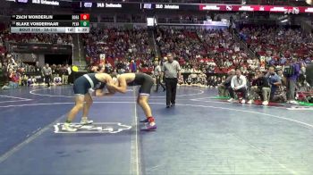 3A-215 lbs Champ. Round 1 - Blake Vonderhaar, Pleasant Valley vs Zach Wonderlin, Bondurant-Farrar