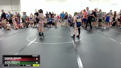 80 lbs Round 1 (4 Team) - Cannon Mercier, PA East Lightning vs Alton Bromley, U2 Upstate Uprising