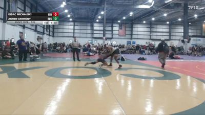 132 lbs Champ. Round 1 - Asher Anthony, Richmond Wrestling Club vs Issac Michalski, Heavy Hitting Hammers