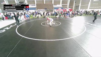140 lbs Quarterfinal - Asher Hunter, Pleasant Grove/TUG vs Jon Sagastume, Westlake Wrestling Club