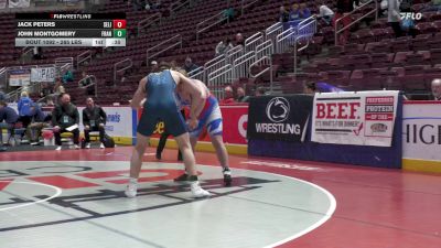 285 lbs Consi 1 - Jack Peters, Selinsgrove vs John Montgomery, Franklin Regional