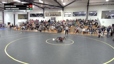 133 lbs Champ. Round 2 - Nasir Christion, Manchester vs Aaron Wilson, Rochester