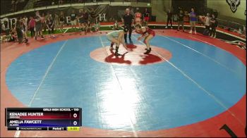 150 lbs Champ. Round 2 - Kenadee Hunter, Oregon vs Amelia Fawcett, Alaska