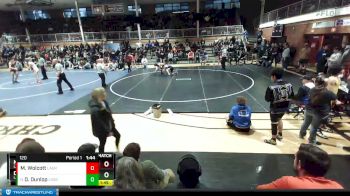 120 lbs 7th Place Match - Derek Dunlop, Lakeside vs Mason Wolcott, La Grande