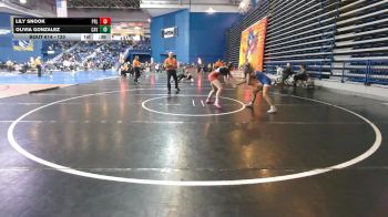 120 lbs Cons. Round 5 - Lily Snook, Parkland vs Olivia Gonzalez, Canyon View