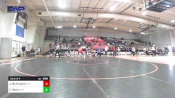 126 lbs Consi Of 4 - Jaden McFarland, Sperry High School vs Cooper Bean, Berryhill High School