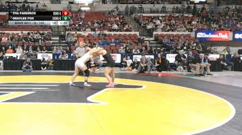 G - 145 lbs 1st Place Match - Tita Fandrich, Billings Senior High School (Girls) vs Graylee Fox, Custer Co. (Miles City) (Girls)