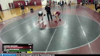 160 lbs Semifinal - Carter Skradski, Coon Rapids Mat Bandits Wrestling Club vs Dylan Richardson, Minnesota