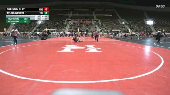 149 lbs Cons. Round 2 - Tyler Garrett, Truett McConnell University vs Christian Clay, Huntingdon