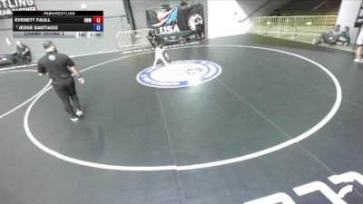 62 lbs Champ. Round 2 - Everett Faull, Red Wave Wrestling vs Jesse Santiago