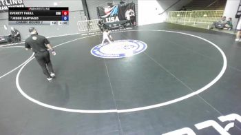 62 lbs Champ. Round 2 - Everett Faull, Red Wave Wrestling vs Jesse Santiago