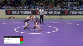 92 lbs Quarterfinal - Anderson Bivins, Ponca City Wildcat Wrestling vs Brock Smith, Ruthless Aggression