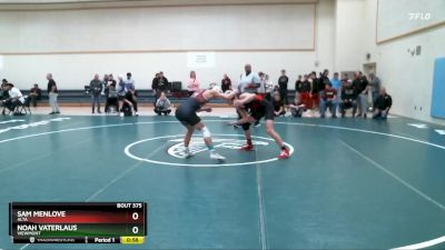 157 lbs Cons. Round 5 - Noah Vaterlaus, Viewmont vs Sam Menlove, Alta