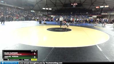 97 lbs Champ. Round 2 - Samuel Moran, NWWC vs Elias Clemans, FordDynastyWrestlingClub