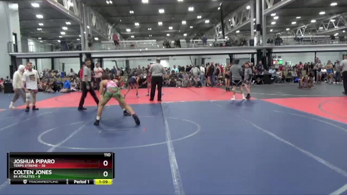 110 lbs Round 4 (6 Team) - Joshua Piparo, Terps Xtreme vs Colten Jones ...