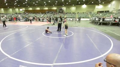 64 lbs 2nd Place - Leeliah Torres, Crusader Wrestling vs Harley Orians, Gold Rush Wrestling