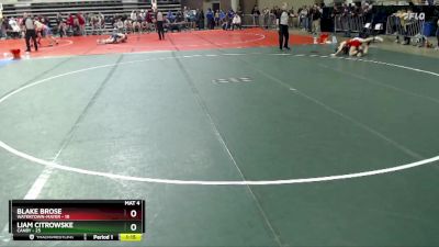 95 lbs Cons. Round 1 - Blake Brose, Watertown-Mayer vs Liam Citrowske, Canby