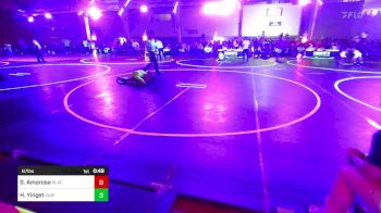 87 lbs Semifinal - Gino Amorosa, Black Fox Wrestling Academy vs Holden L Yingst, Independent