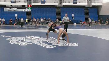 141 lbs Cons. Round 2 - Robert Villegas, Vanguard vs Terrell Kinlicheenie, New Mexico Highlands