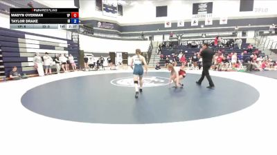 105 lbs Round 1 (6 Team) - Madyn Overman, Valiant Prep vs Taylor Drake, Idaho