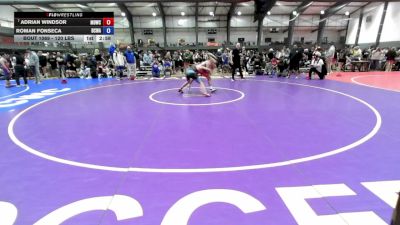120 lbs Champ. Rd Of 32 - Adrian Windsor, Mat Demon Wrestling Club vs Roman Fonseca, DCWA