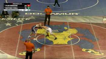 144 lbs 1st Place Match - Tyler Dekraker, Lake Highland Preparatory School vs Matthew O`Neill, Malvern Prep