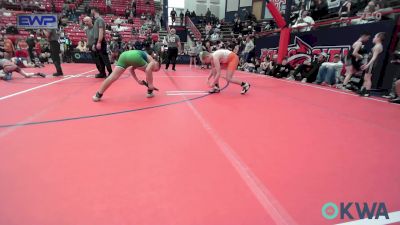 100 lbs Rr Rnd 2 - Ried Mayo, Perry Wrestling Academy vs Brayden Niedens, Blue Knights