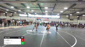 126 lbs Quarterfinal - Jordan LeMar, Torotech vs Emilio Cruz, Takedown Tigers