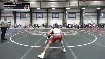 125 lbs Quarterfinal - Domenic Sousa, Rhode Island College vs Jack Thode, Centenary